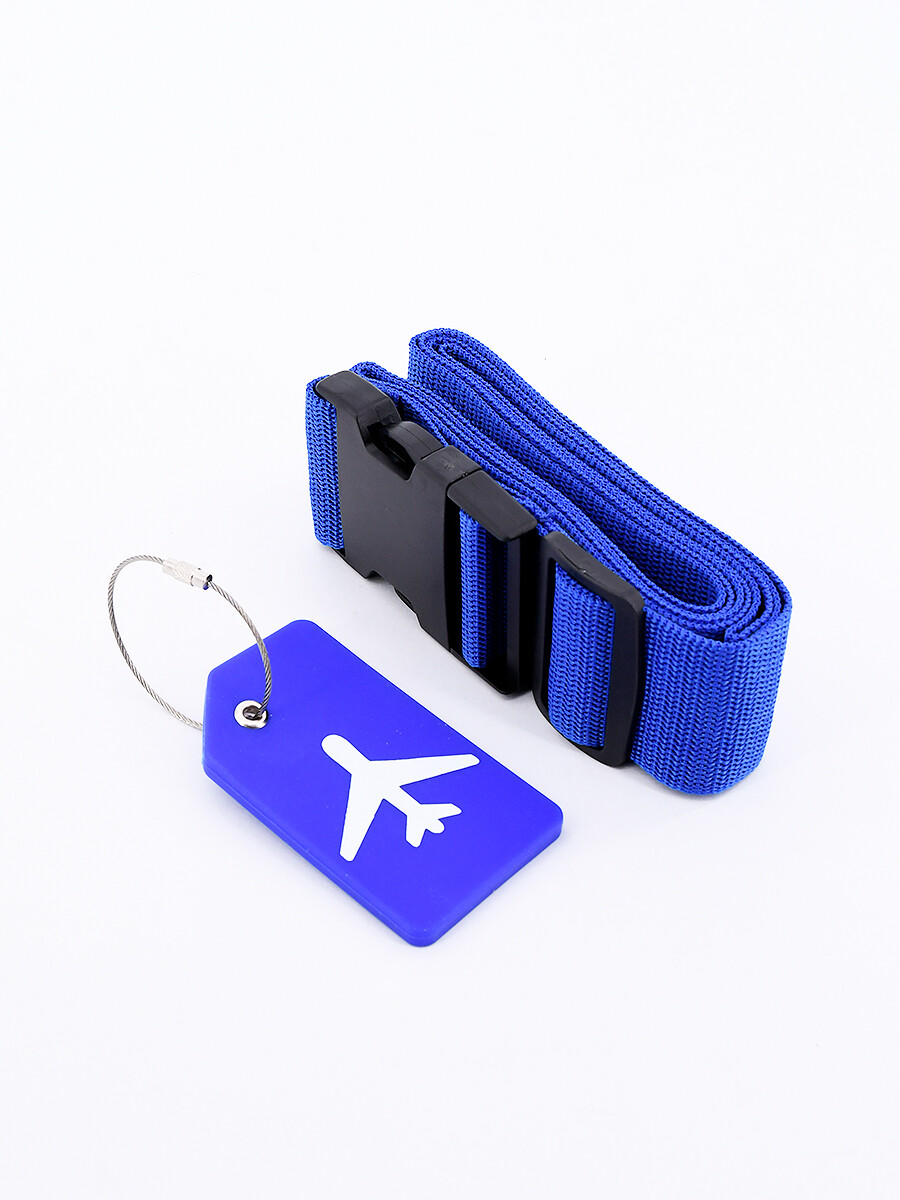 IDENTIFICADOR MALETAS Y CINTA - AZUL 
