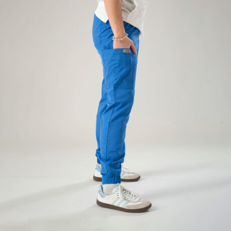 PANTALON UNISTORE MODELO JOGGER AZUL FRANCIA PANTALON UNISTORE MODELO JOGGER AZUL FRANCIA