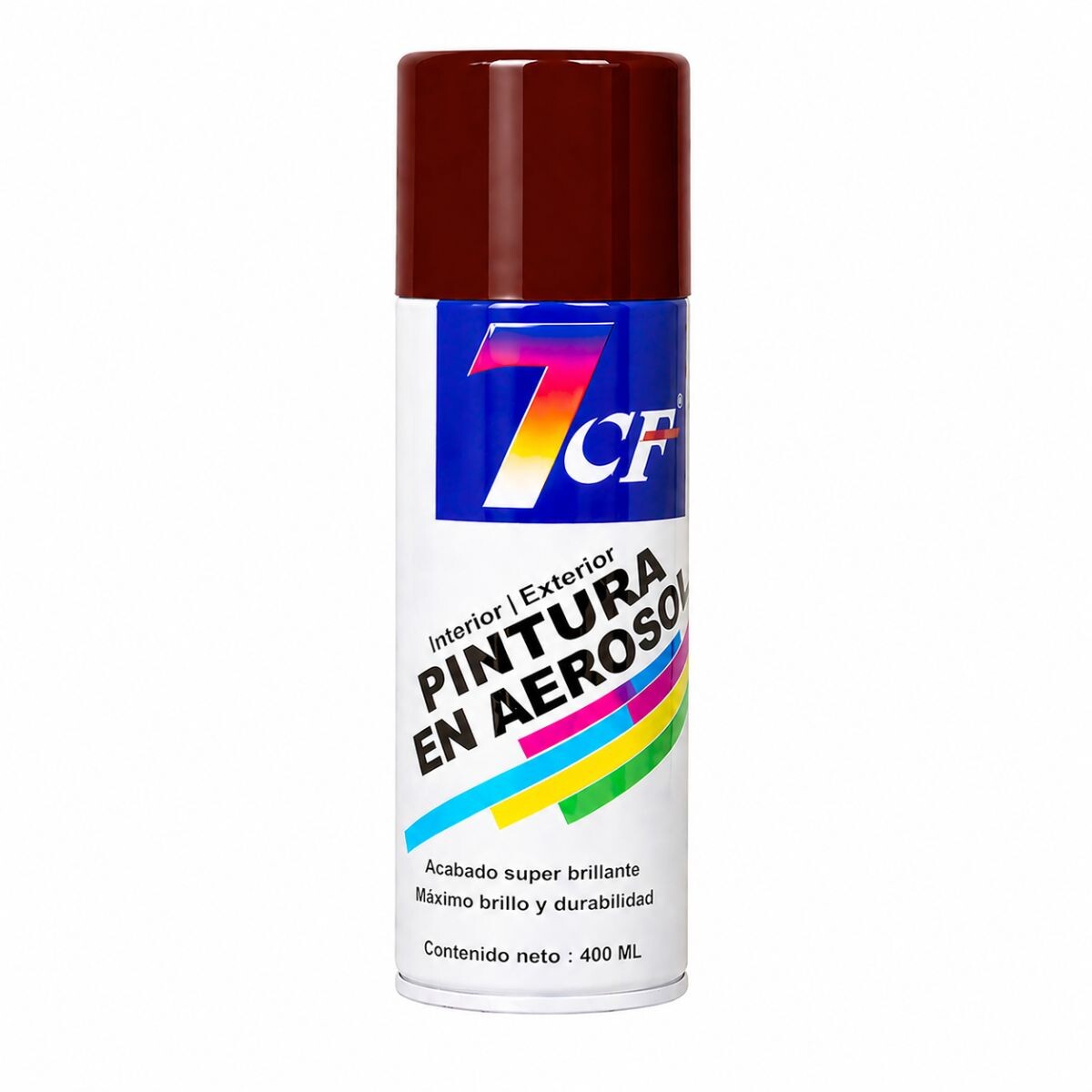 ESMALTE AEROSOL BRILLANTE 7CF 400ml. Marron Mission Brown 29