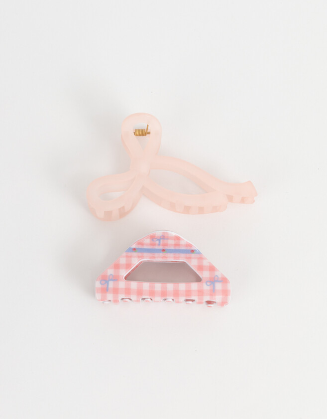 Broches Sets Con moño Set De Broches Combinados - Rosa Claro