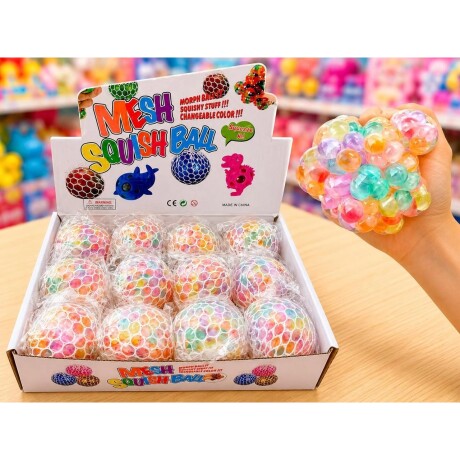 Pelota Squishy con Malla 8 Orbit Antiestres Sensorial 001