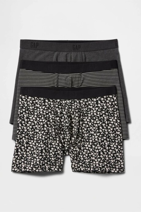 Boxer Pack X3 Hombre Moonless Night