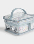Porta Cosméticos Estampados Set De Cartucheras Estampadas - Azul Celeste