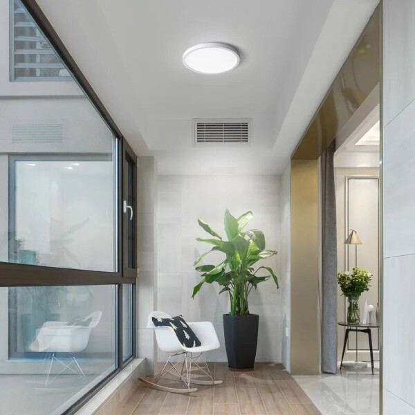 Panel Led 12W Plafon RedondoTecho Spot Luz Neutra Gtia Variante Color Blanco