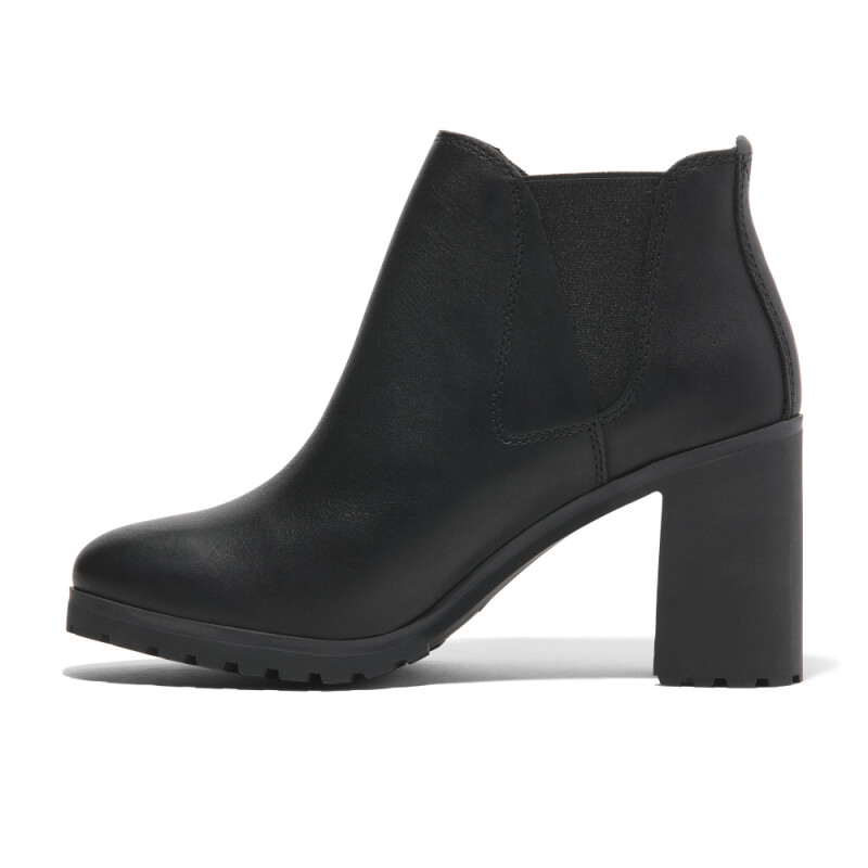 Botas Chelsea Allington Mid Mujer Black Full Grain