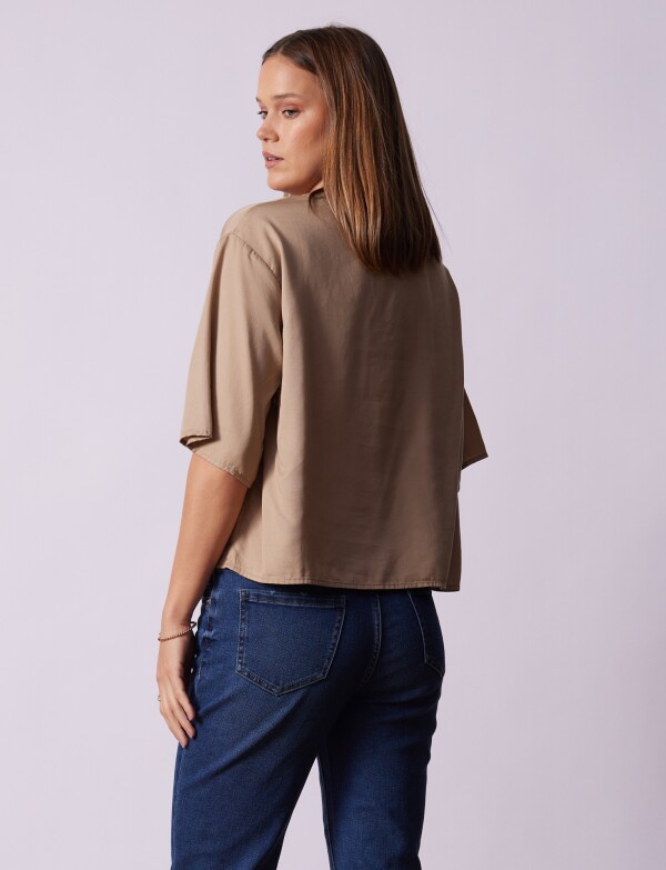 Blusa Lyocell BEIGE