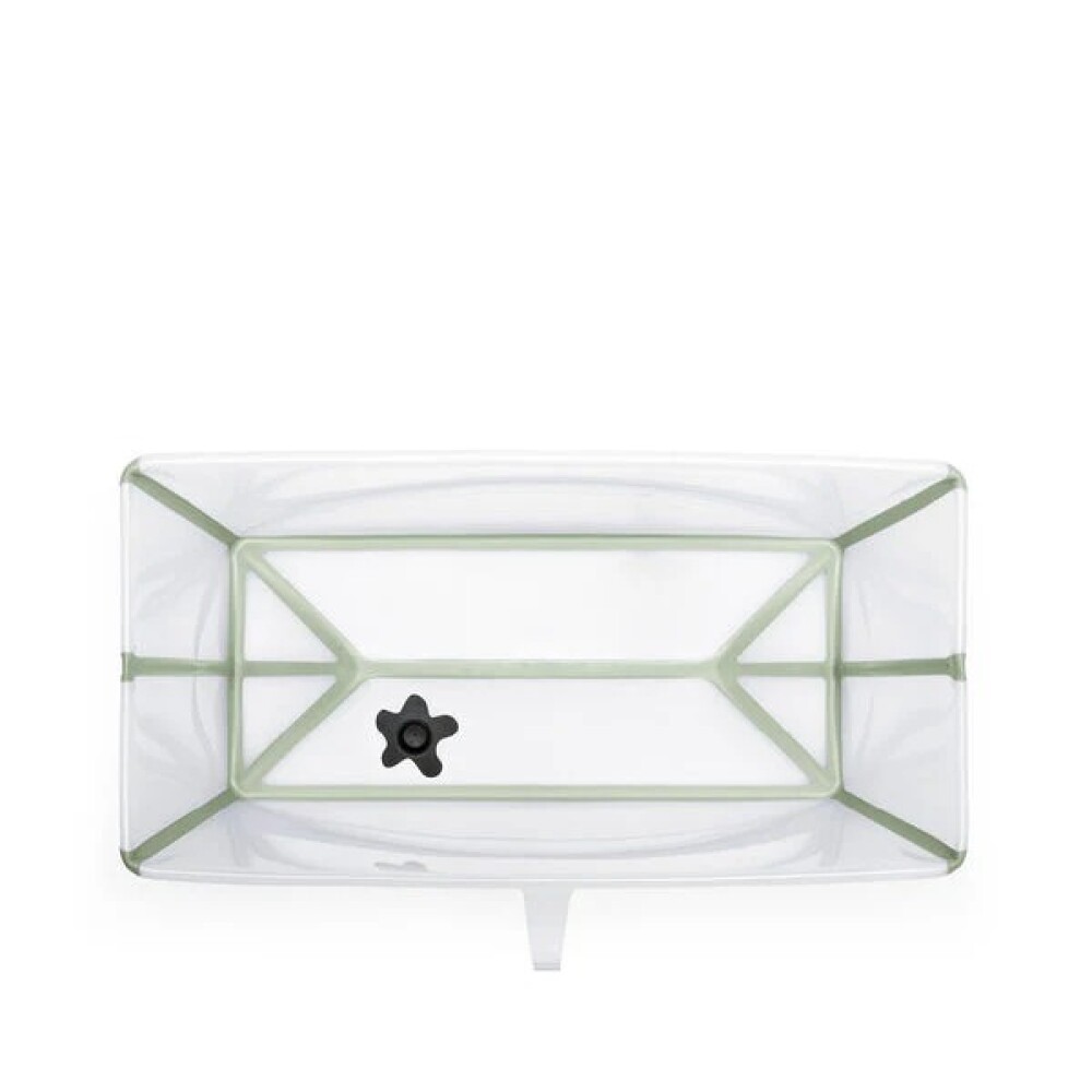 Baño Stokke flexibath set c reposera transparente verde