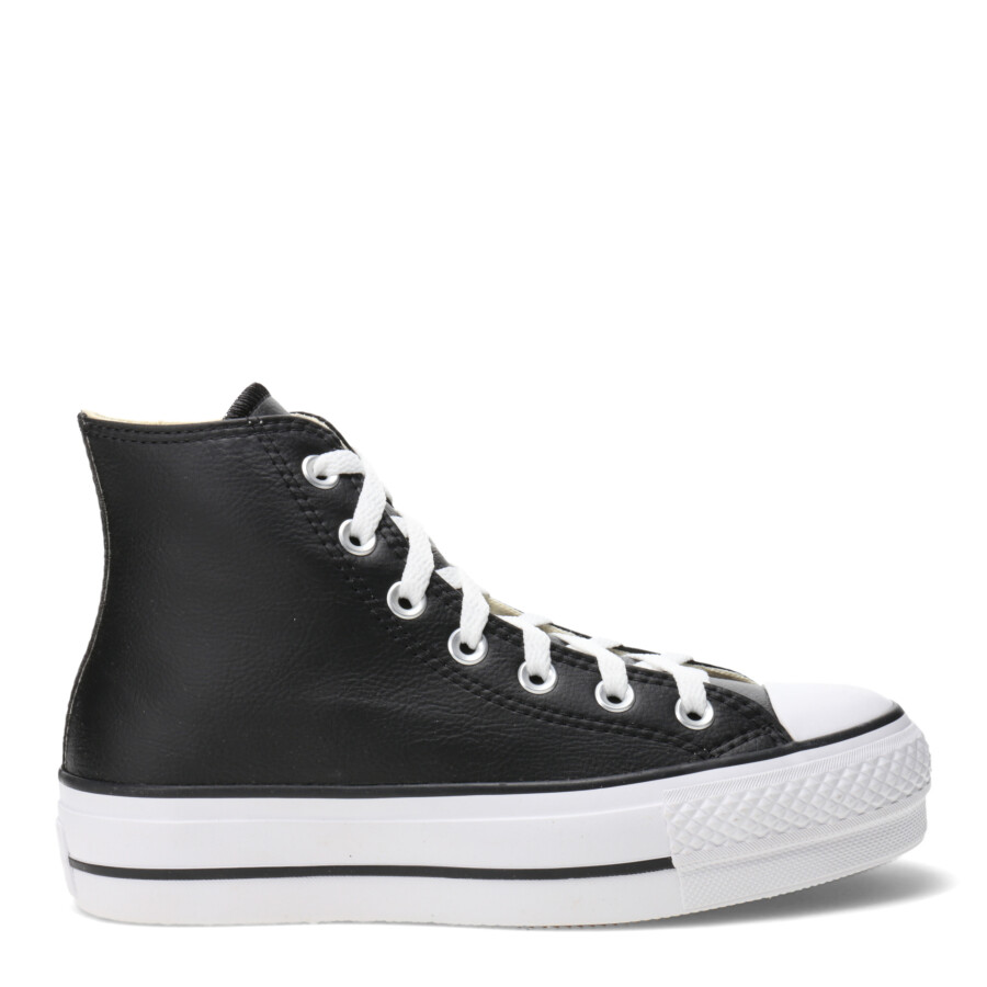 Championes Unisex Converse Plataforma Chuck Taylor Lift Negro - Blanco
