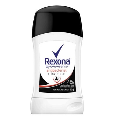 Desodorante Barra Rexona Antibacterial Invisible 50 Grs. Desodorante Barra Rexona Antibacterial Invisible 50 Grs.