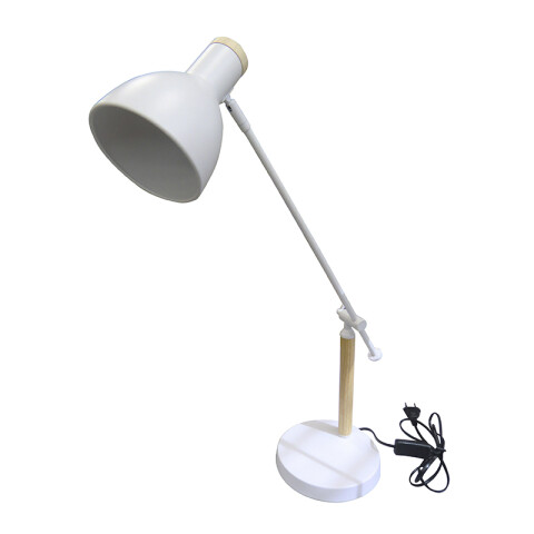 Lampara Hierro Blanca Ajustable 60 cm U