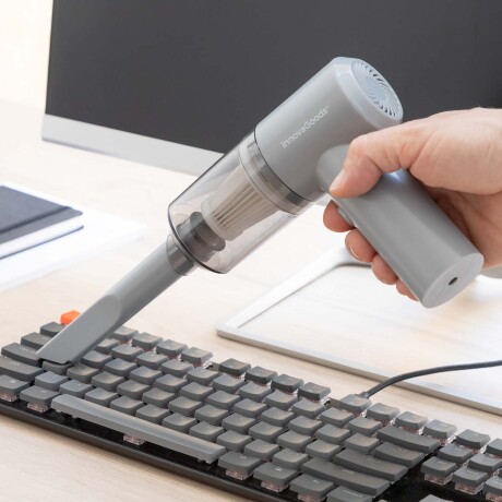 ASPIRADOR INALÁMBRICO RECARGABLE ABS GRIS INNOVAGOODS