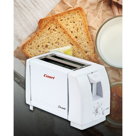 Tostadora eléctrica Cuori Dorata 750W Blanco