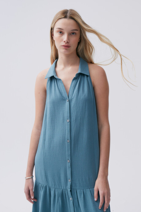 Vestido Luna Petroleo