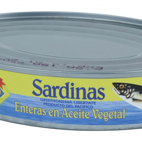SARDINA EN ACEITE OVAL ENTERA RIO DE LA PLATA 425 GR SARDINA EN ACEITE OVAL ENTERA RIO DE LA PLATA 425 GR