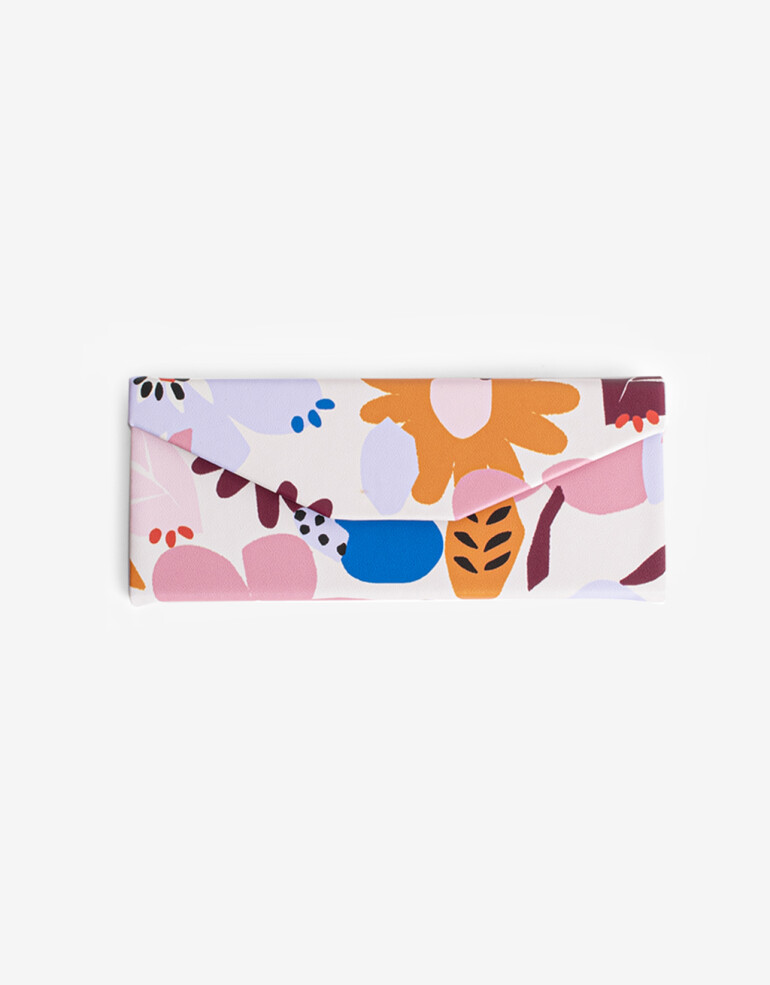 Estuches Anteojos Estampado Estuche Plegable Estampado - Estampado Flores