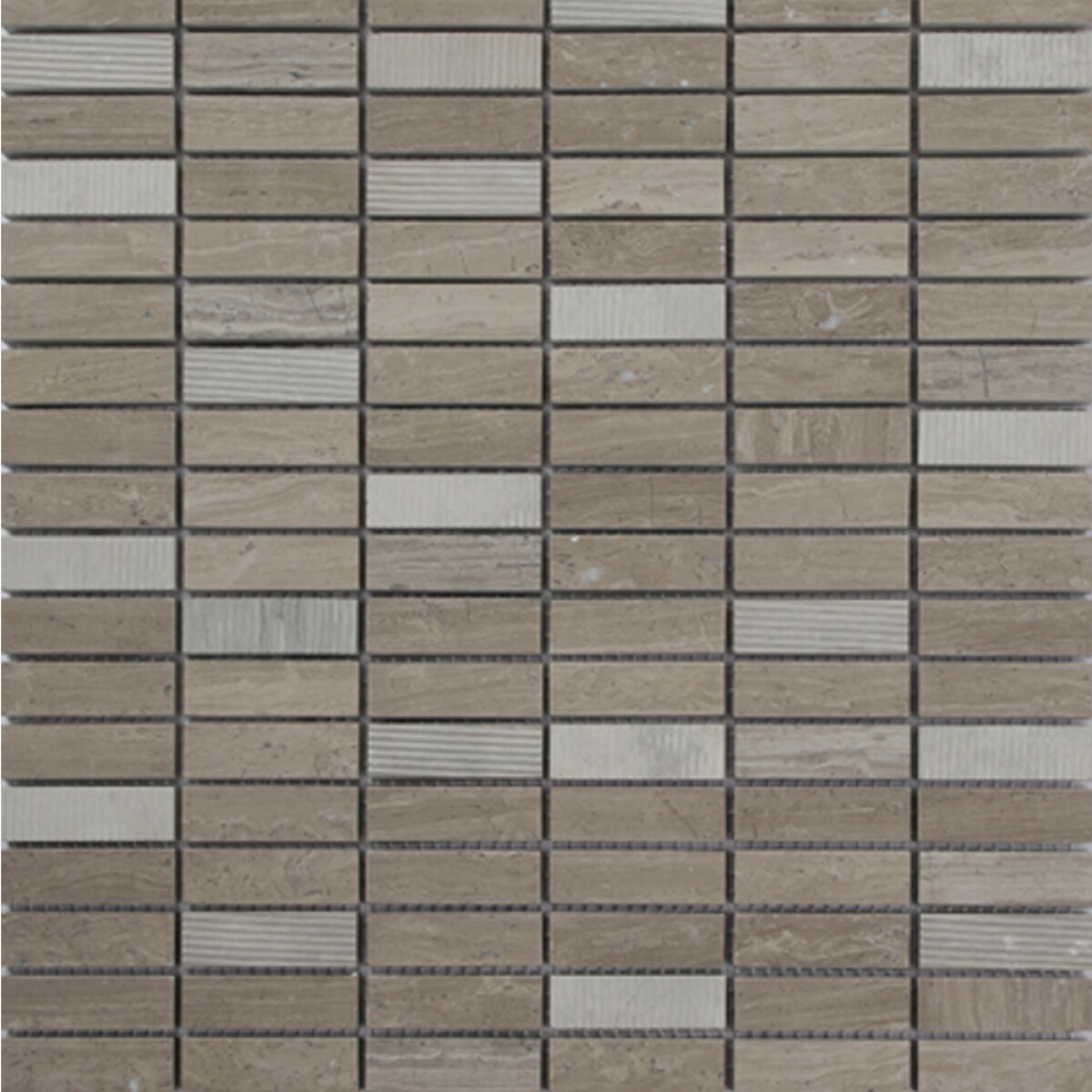Mosaico Con Terminación De Piedra 298x304x8 Mm 