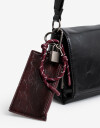 Bandoleras Cartera Formato Bandolera Con Tachas - Negro