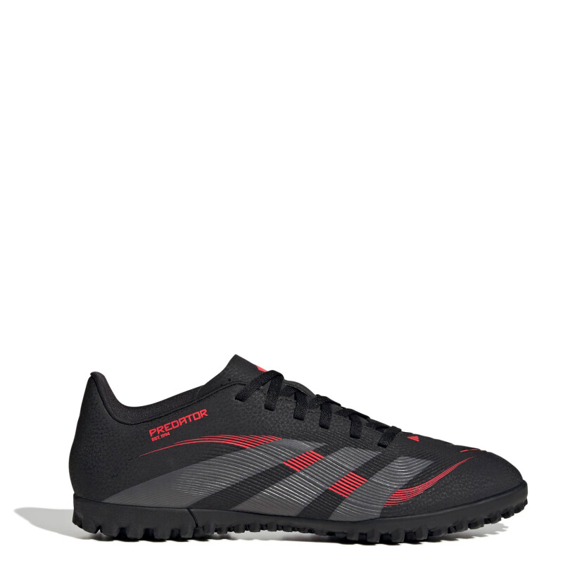 Championes Unisex Adidas Futbol 5 Predator Club TF Negro - Rojo
