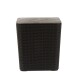 Mesa Auxiliar C/Tapa Capri Símil Ratan Negro - Espacio para Guardado Mesa Auxiliar C/Tapa Capri Símil Ratan Negro - Espacio para Guardado