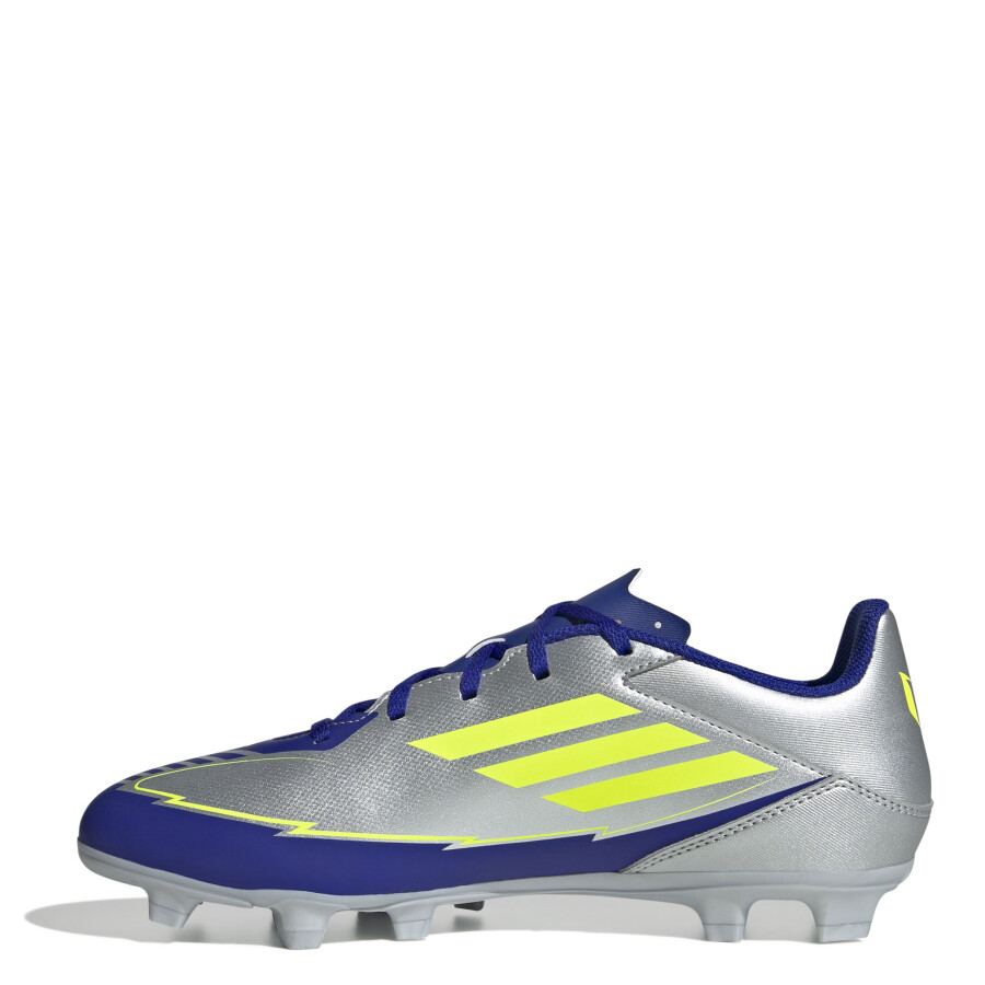 Championes Unisex Adidas Futbol 11 F50 Club FG Messi Plateado - Azul - Amarillo