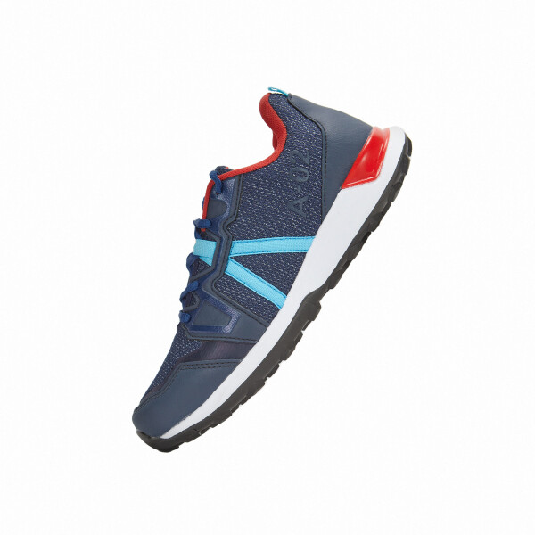 Zapatillas De Hockey Balling Shoes Azul y Rojo