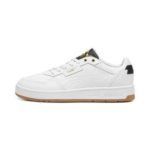 Champion Puma Moda Hombre Court Classic Lux SD Puma White-Puma Black-Puma Gold S/C