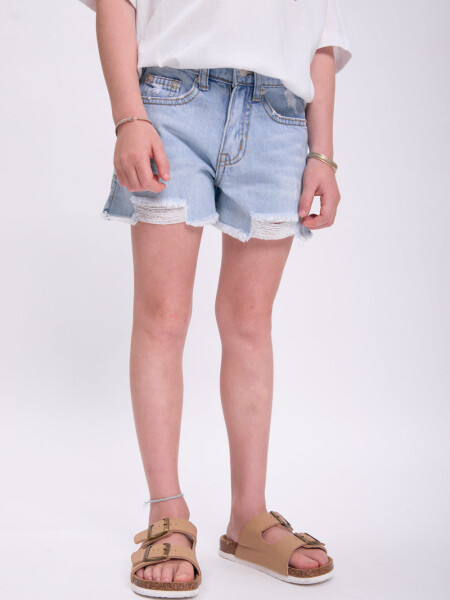 Short jean Azul Medio