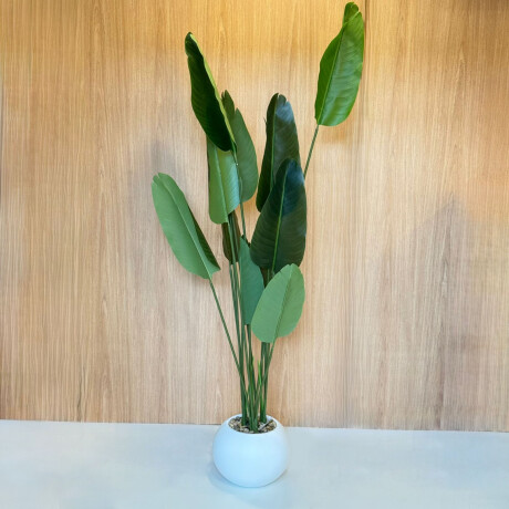 Planta Artificial Con Maceta Ceramica 1.5M Planta Artificial Con Maceta Ceramica 1.5M