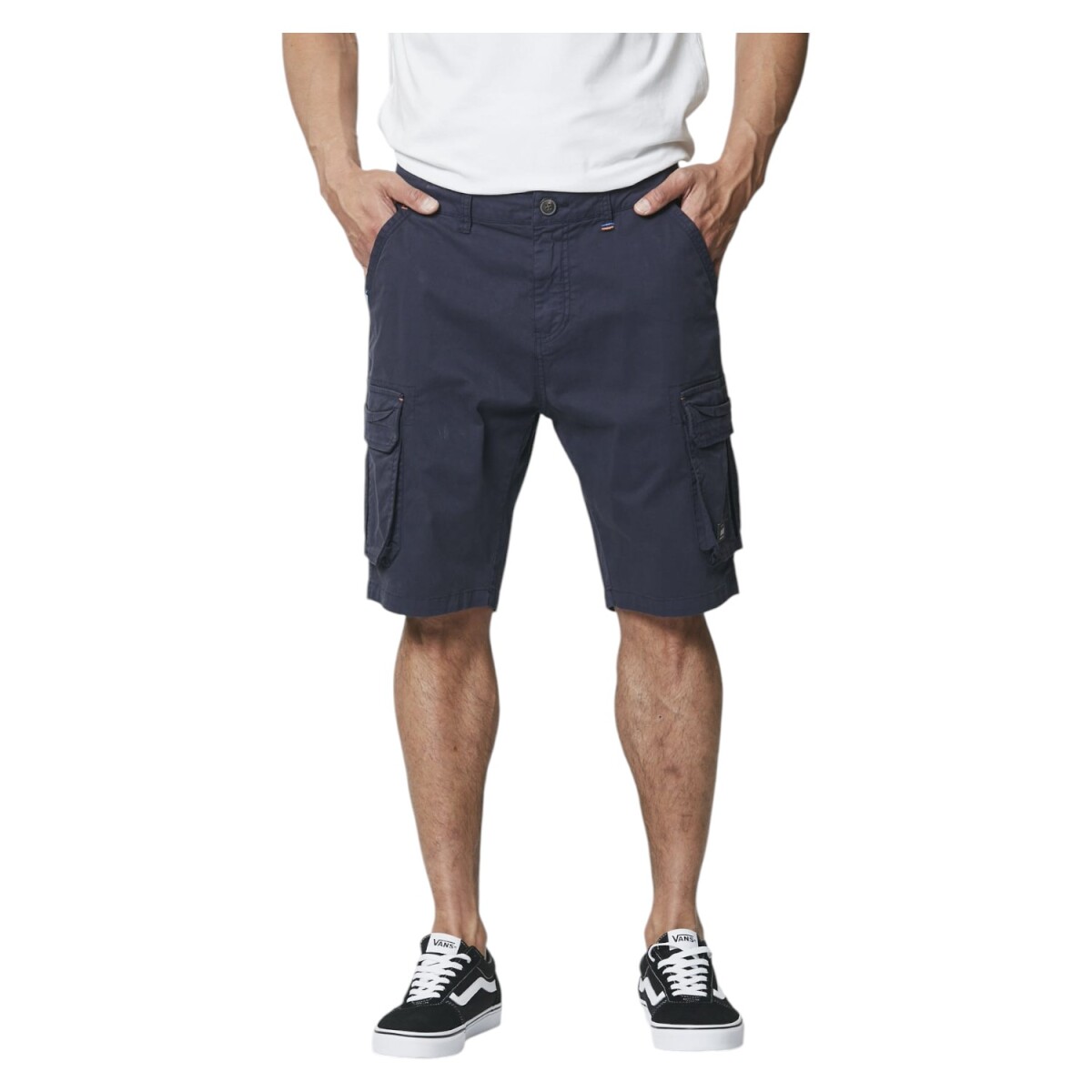 Bermuda Tipo Cargo para Hombre UFO Oregon Azul - Azul 