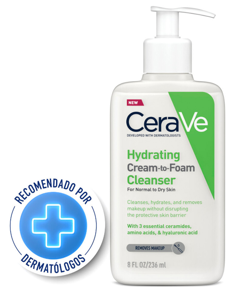 Espuma de limpieza para rostro y cuerpo CeraVe 236ml 