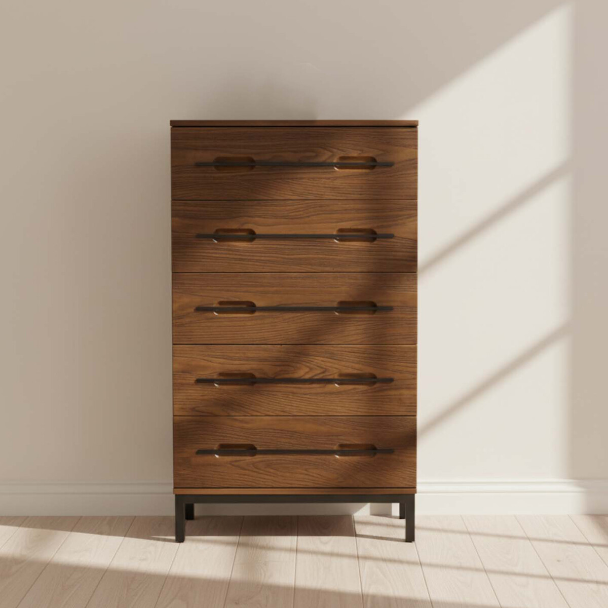 CAJONERA - 5 CAJONES MADERA MARRON WILLOW 