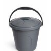 BALDES CON TAPA gris oscuro