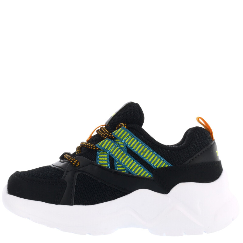 Championes Infantiles Topper Chalpa Kids Negro - Verde - Anaranjado