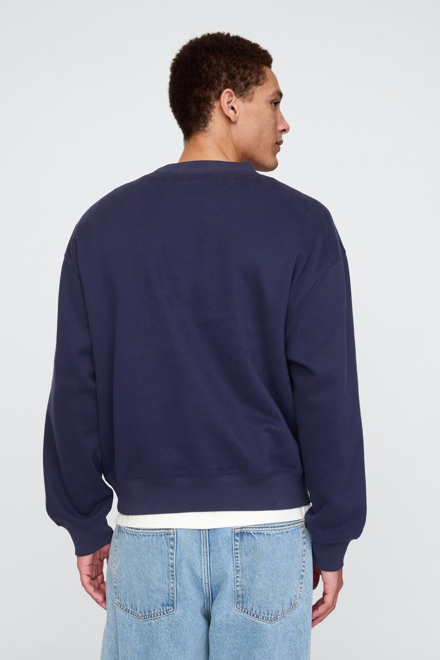 Buzo Deportivo Logo Gap Hombre Navy Uniform