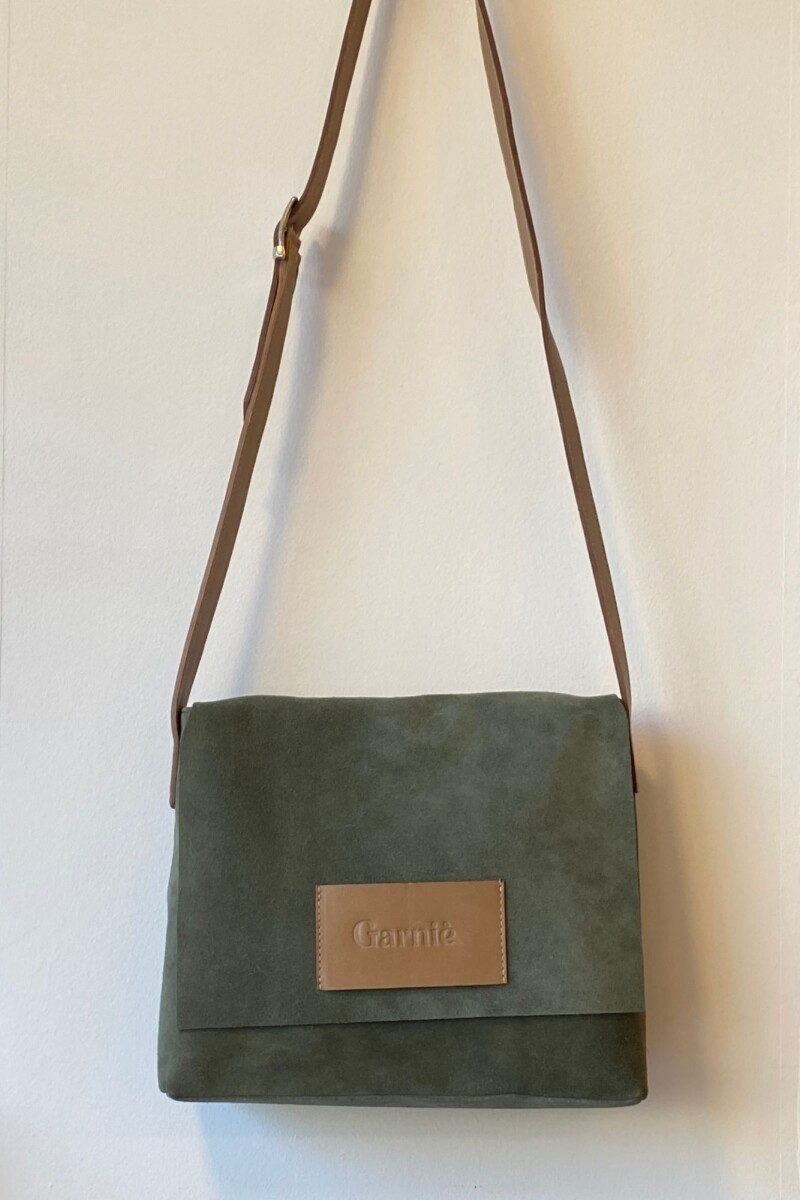 Cartera Felicia - Gamuza Verde 