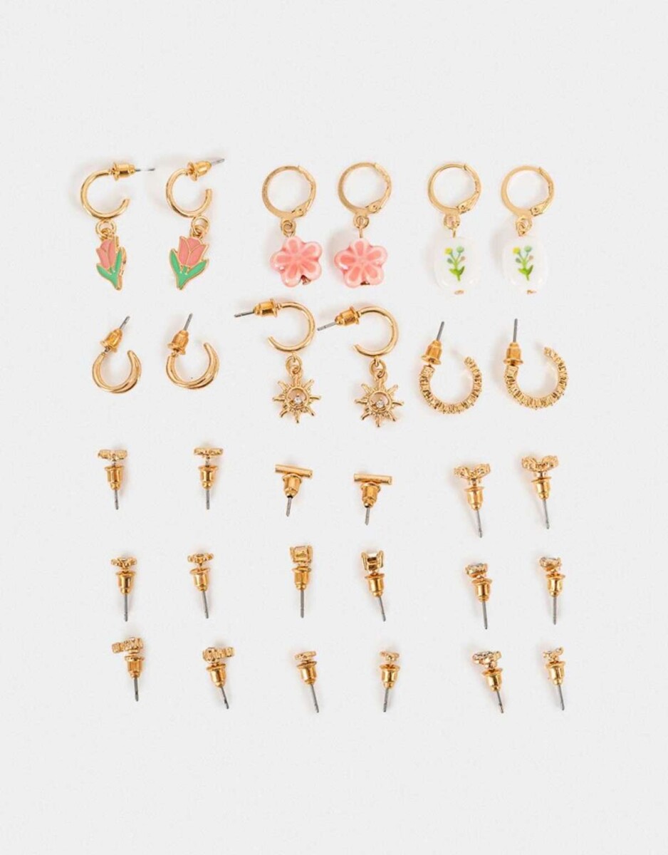 Sets De Aros - Dorado 