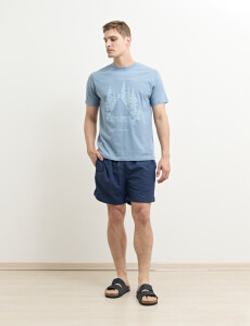 450401 SHORT HARRINGTON LABEL Azul Oscuro