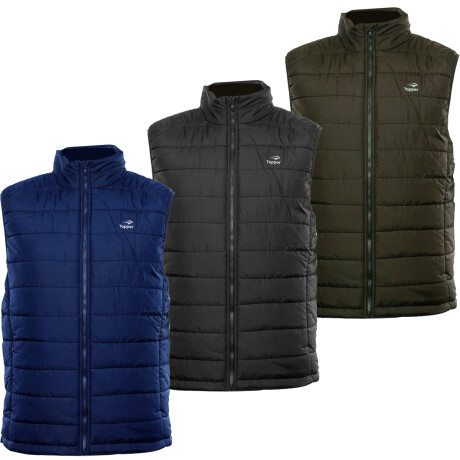 Chaleco Abrigo Topper Inflado Impermeable Para Hombre Verde Oliva