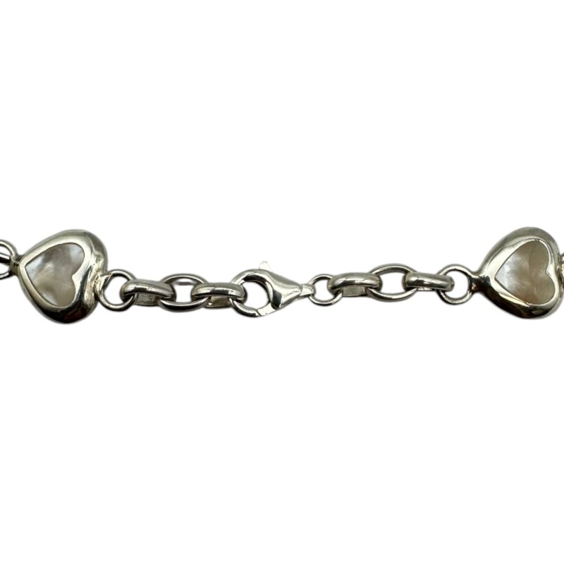 Pulsera corazón-Plata 925-Piedra zirconia-PU3829 conpiedra