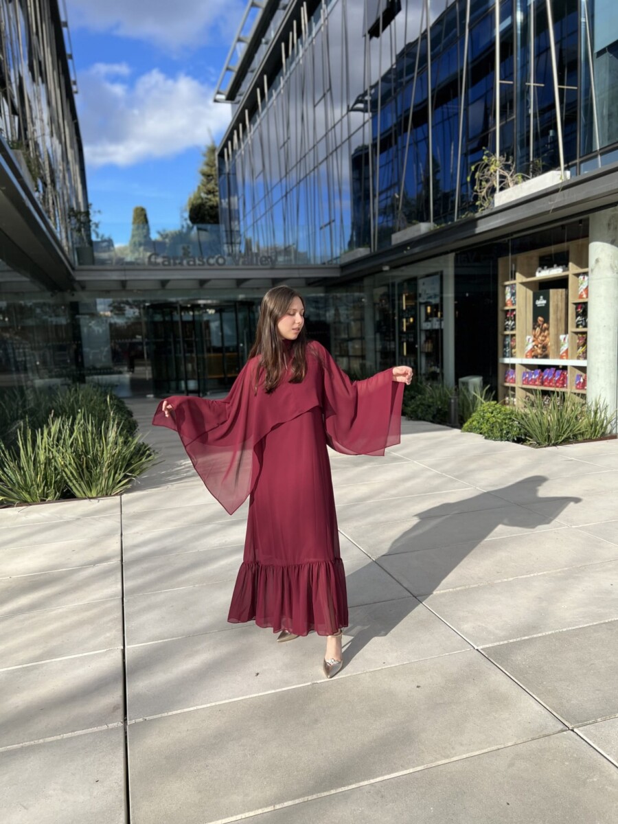 Vestido Matilda - Bordeaux 