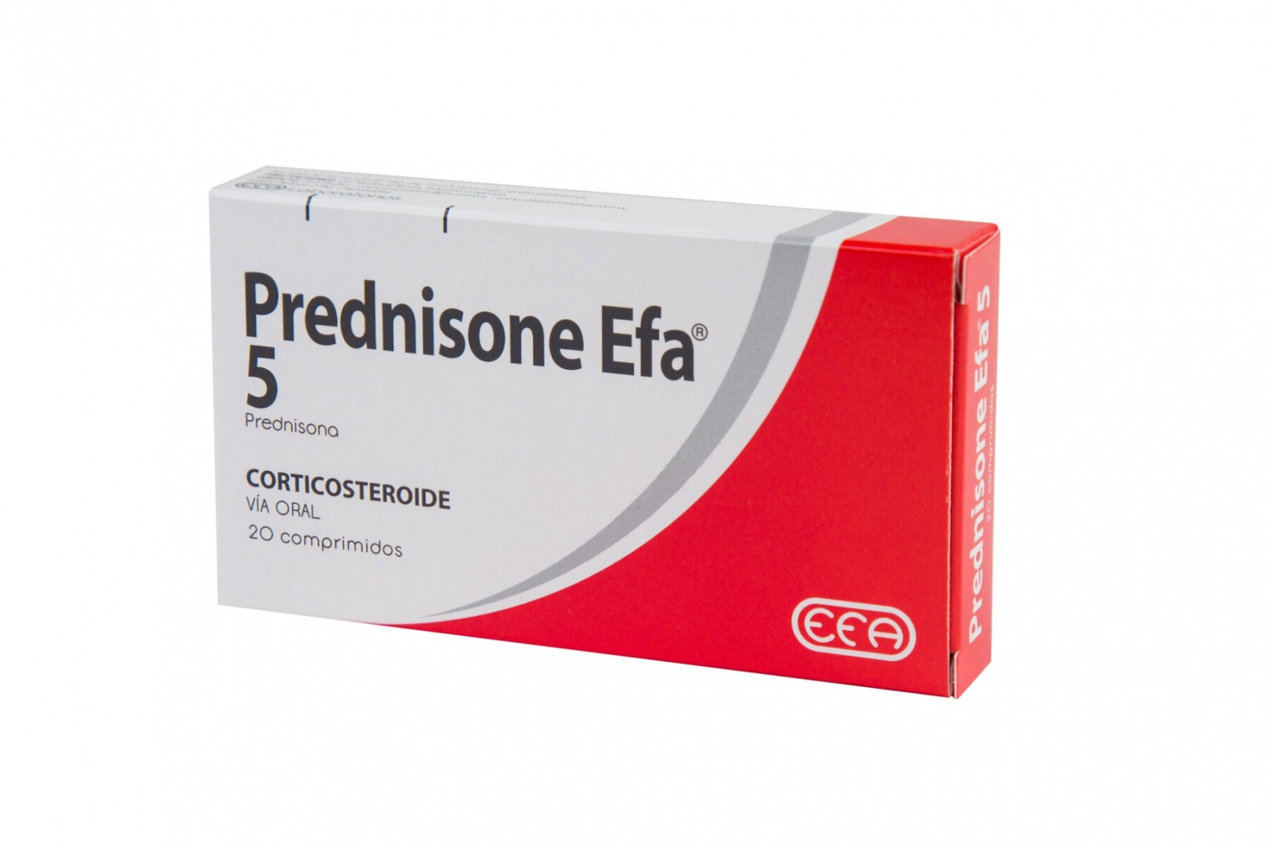 Prednisone EFA 5mg 20 Comprimidos 