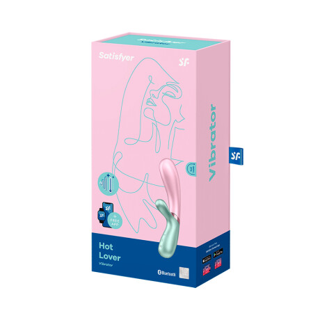Hot Lover Satisfyer Vibrador Punto G Bluetooth Rosa Menta