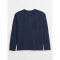 V-LS HENLEY TAPESTRY NAVY