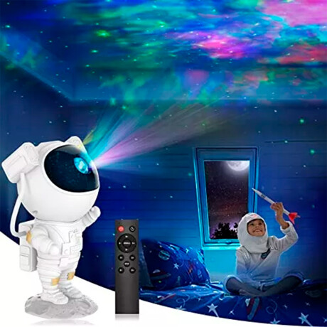 Lámpara Veladora Proyector Láser Astronauta 001
