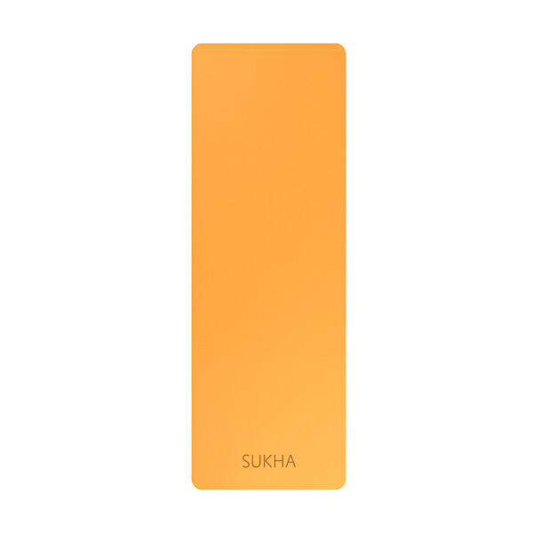 Yoga Mat Sukha Aprendiz Liso 6mm Naranja