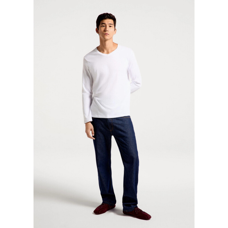 CAMISETA ML MASC BRANCO