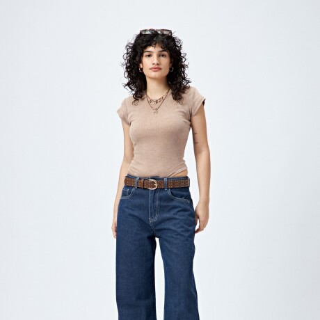 JEAN TISSU Azul