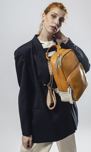 MOCHILA BARRANQUILLA MOSTAZA