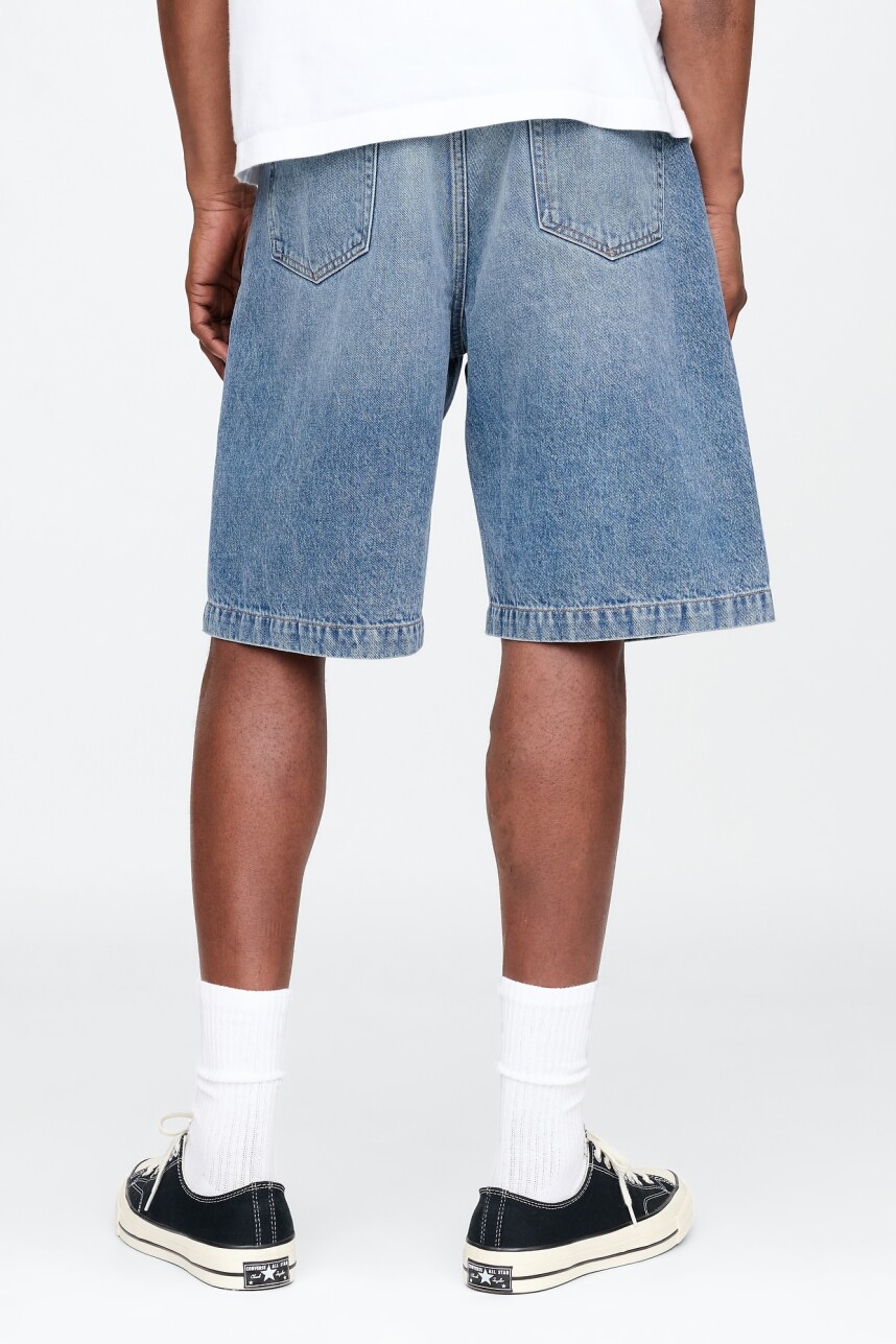 Bermuda De Jean Hombre Dark Wash