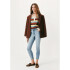 CALCA SKINNY FEM AZUL MEDIO